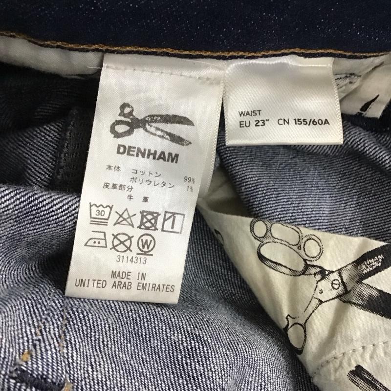 デンハム DENHAM パンツ デニム、ジーンズ MONROE GIRLFRIEND TAPERED FIT 02-17-01-11-014 無地 インディゴ / インディゴ /  レディース USED 古着 中古 10115100