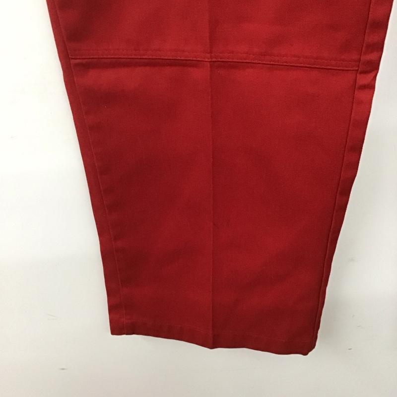 ディッキーズ Dickies パンツ ワークパンツ、ペインターパンツ ワークパンツ ワイドパンツ カジュアルパンツ 34インチ ロゴ、文字 赤 / レッド /  メンズ USED 古着 中古 10144176