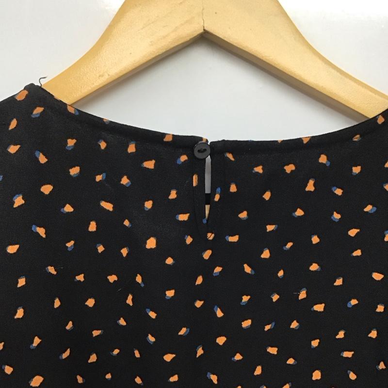 アズールバイマウジー AZUL BY MOUSSY シャツ、ブラウス 長袖 S ドット 黒 / ブラック /  レディース USED 古着 中古 10144589