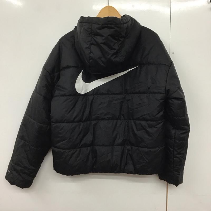 ナイキ NIKE ジャケット、上着 ジャンパー、ブルゾン DJ6996-010 中綿ジャケット XL ロゴ、文字 X プリント 黒 / ブラック /  レディース USED 古着 中古 10142756