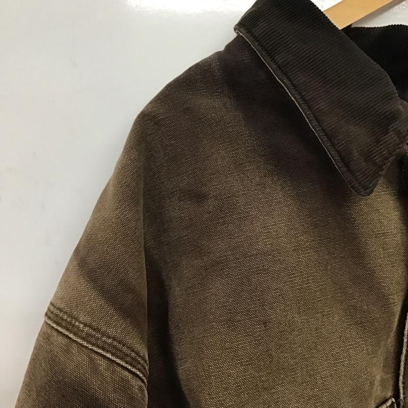 カーハート Carhartt ジャケット、上着 ジャンパー、ブルゾン XXL ロゴ、文字 茶 / ブラウン /  メンズ USED 古着 中古 10140990