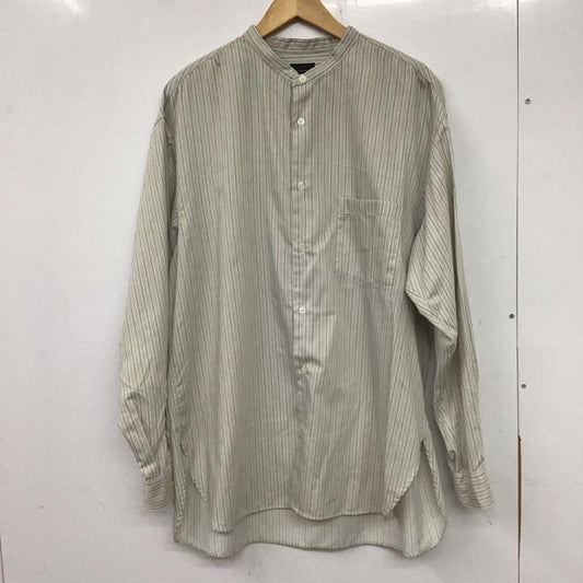 グリーンレーベルリラクシング green label relaxing シャツ、ブラウス 長袖 3211-166-2945 長袖シャツ ノーカラーシャツ ストライプシャツ XL ストライプ マルチカラー / マルチカラー /  メンズ USED 古着 中古 10139006