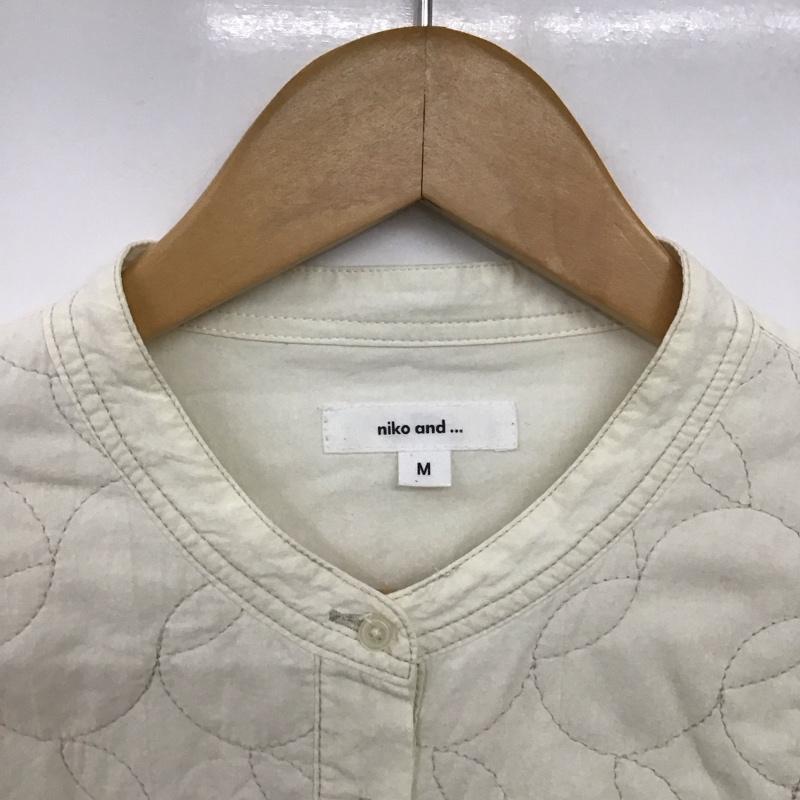 ニコアンド niko and... シャツ、ブラウス 長袖 M 無地 白 / ホワイト /  レディース USED 古着 中古 10148627