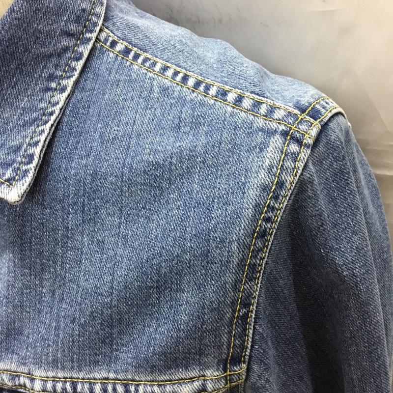 リー Lee ジャケット、上着 ジャケット、ブレザー 0411 デニムジャケット ジージャン M ロゴ、文字 青 / ブルー /  メンズ USED 古着 中古 10109048