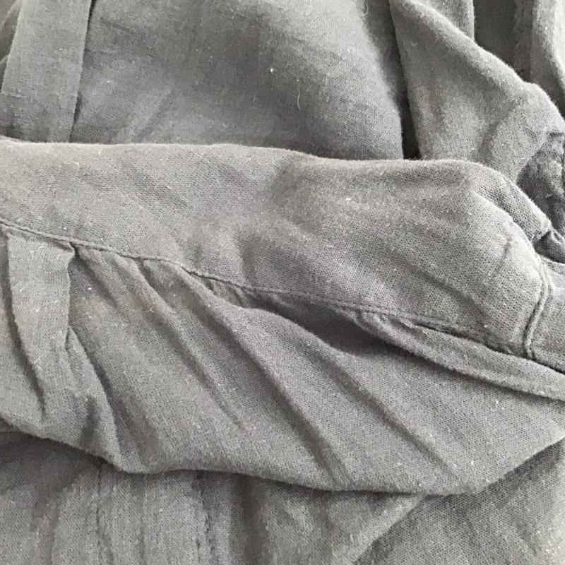 スタディオクリップ studio CLIP シャツワンピース 長袖 FS174002-1 コットン ガーゼ M 無地 紺 / ネイビー /  レディース USED 古着 中古 10144385