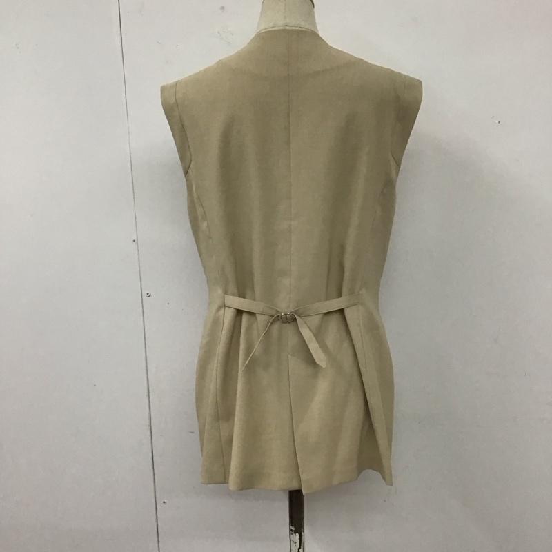 ムルーア MURUA ベスト ベスト 012320100201 パネルラインジレ FREE 無地 ベージュ / ベージュ /  レディース USED 古着 中古 10111426