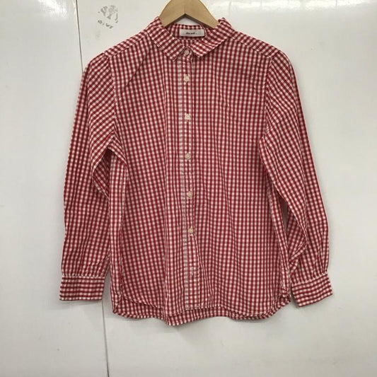 ニコアンド niko and... シャツ、ブラウス 長袖 20572200 チェック 白 / ホワイト / X 赤 / レッド /  レディース USED 古着 中古 10129157