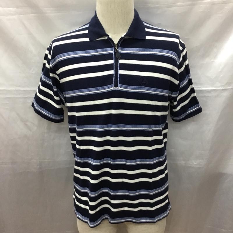 チャップス CHAPS ポロシャツ 半袖 半袖ポロシャツ カラーシャツ 半袖カットソー M ボーダー柄 マルチカラー / マルチカラー /  メンズ USED 古着 中古 10115034
