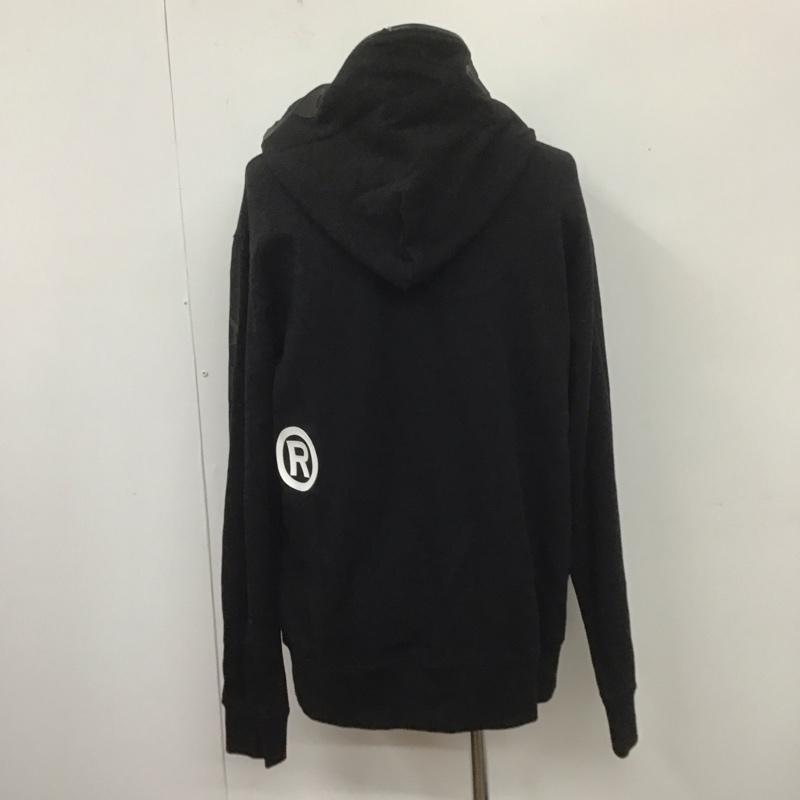 アベイシングエイプ A BATHING APE パーカー 長袖 001ZPD701003X シャーク フルジップ スリーブロゴ 2XL ロゴ、文字 黒 / ブラック /  メンズ USED 古着 中古 10107422