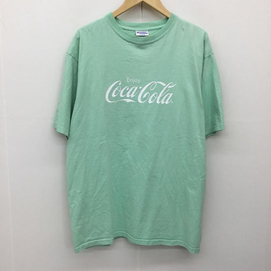スタンダード カリフォルニア STANDARD CALIFORNIA Tシャツ 半袖 コカ・コーラTEE XL ロゴ、文字 薄緑 / ライトグリーン /  メンズ USED 古着 中古 10139001