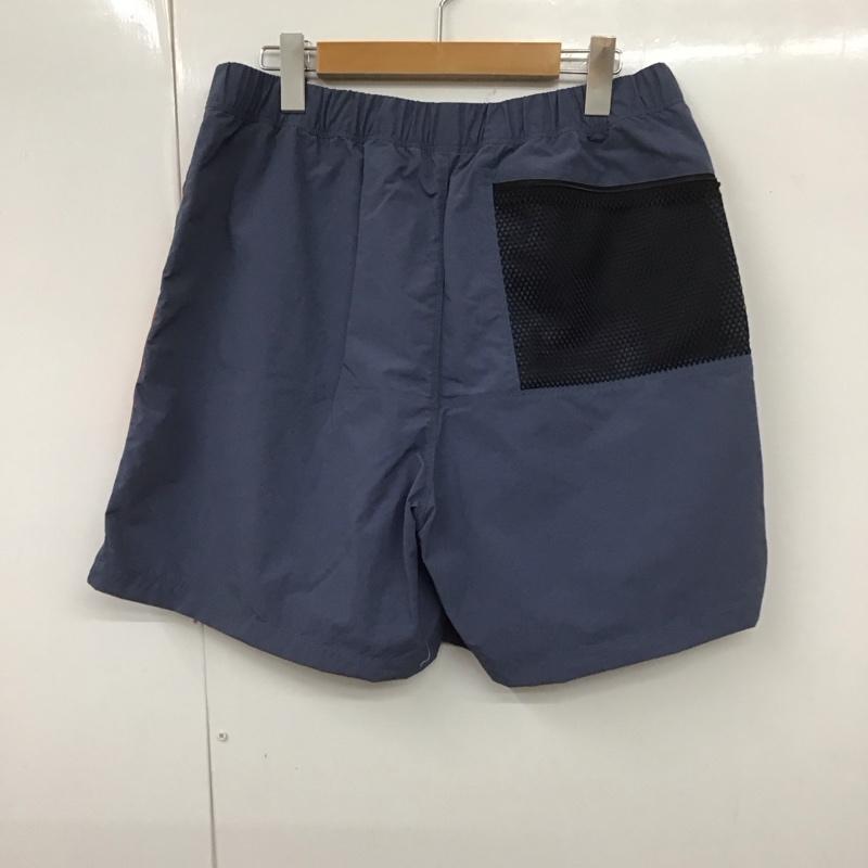 ザノースフェイス THE NORTH FACE パンツ ショートパンツ nb42130 フェイスウォーターストライダーショーツ ハーフパンツ ロゴ、文字 紺 / ネイビー /  メンズ USED 古着 中古 10129505