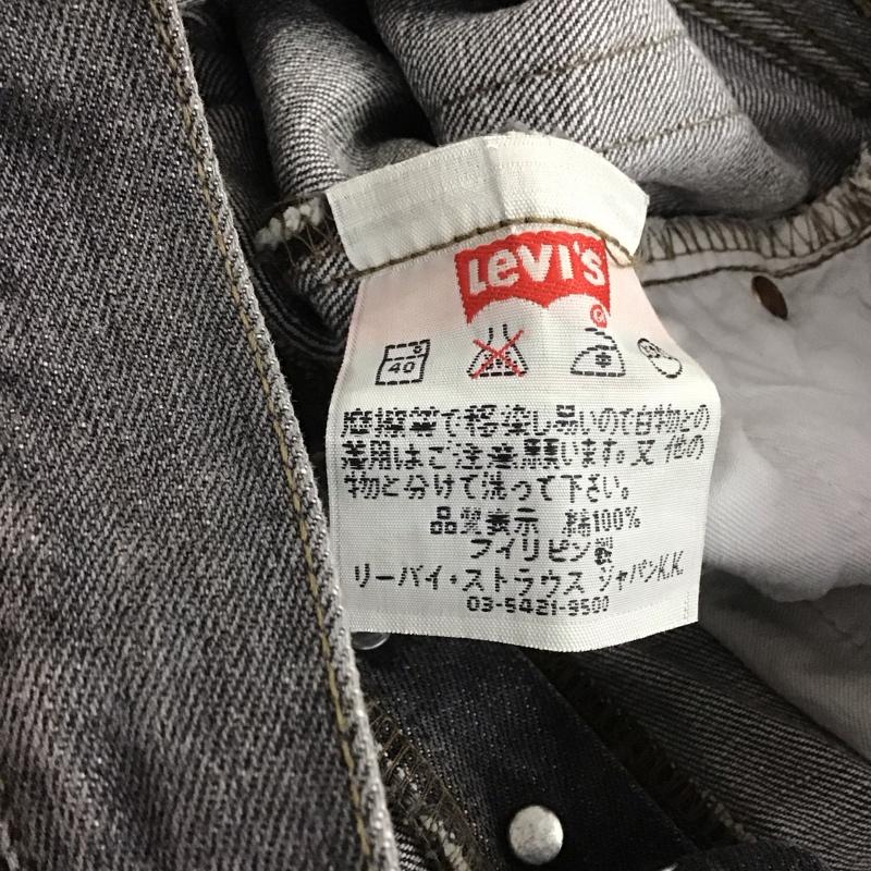 リーバイストラウスアンドコー Levi Strauss & co. パンツ デニム、ジーンズ デニムパンツ ワイドパンツ カジュアルパンツ 30インチ  ダークグレー / ダークグレー /  メンズ USED 古着 中古 10146728