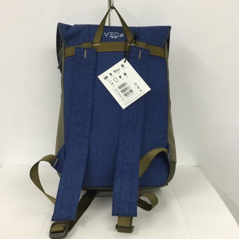 古着 USED リュックサック、デイパック リュックサック、デイバッグ VEO TRAVEL 41 カメラバッグ ミラーレスカメラ VANGUARD タグ付き ロゴ、文字 カーキ / カーキ / X 青 / ブルー /  メンズ USED 古着 中古 10131899