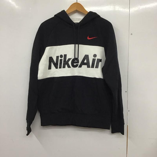 ナイキ NIKE パーカー 長袖 cj4825-010 AirFleecePulloverHoodie 長袖スウェット S ロゴ、文字 白 / ホワイト / X 黒 / ブラック /  メンズ USED 古着 中古 10132640