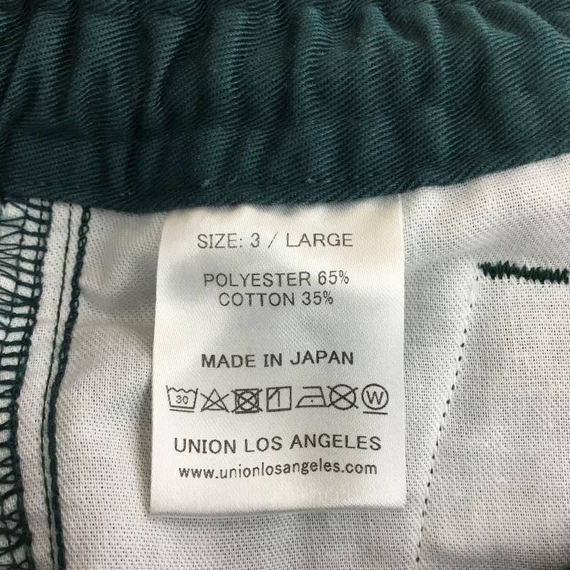 ユニオン UNION パンツ ワークパンツ、ペインターパンツ 3 無地 緑 / グリーン /  メンズ USED 古着 中古 10139208
