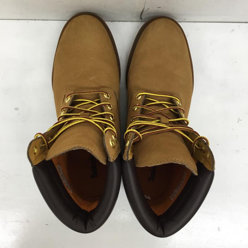 ティンバーランド Timberland ブーツ ショートブーツ TB1A27TP231 27.0cm ロゴ、文字 茶 / ブラウン /  メンズ USED 古着 中古 10140919