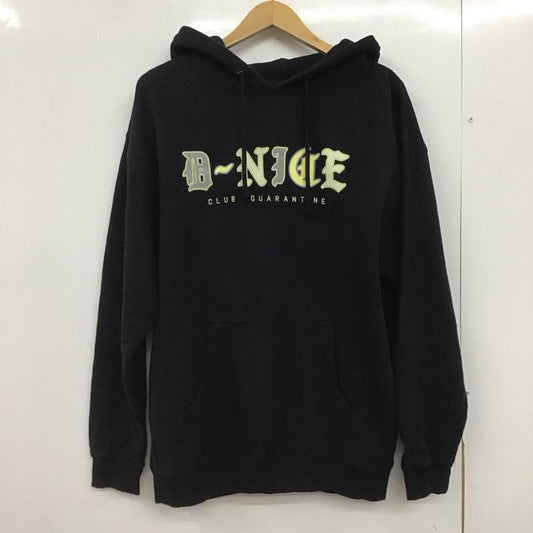 古着 USED パーカー 長袖 長袖パーカー プルオーバーパーカー スウェット M プリント 黒 / ブラック /  メンズ USED 古着 中古 10147625