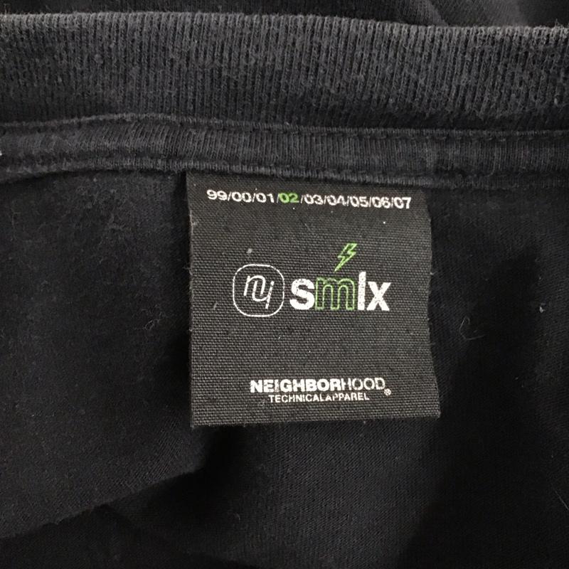 ネイバーフッド NEIGHBORHOOD Tシャツ 半袖 クルーネック プリント 2 ロゴ、文字 黒 / ブラック /  メンズ USED 古着 中古 10123010