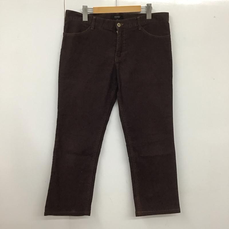 バーバリーブラックレーベル BURBERRY BLACK LABEL パンツ デニム、ジーンズ コーデュロイパンツ ワイドパンツ カジュアルパンツ 無地 茶 / ブラウン /  メンズ USED 古着 中古 10107257