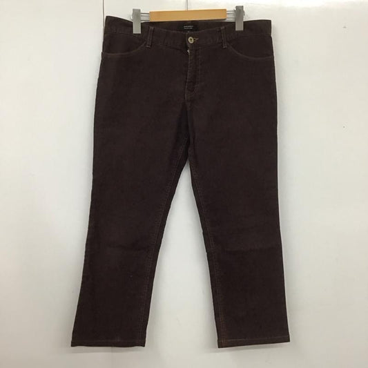 バーバリーブラックレーベル BURBERRY BLACK LABEL パンツ デニム、ジーンズ コーデュロイパンツ ワイドパンツ カジュアルパンツ 無地 茶 / ブラウン /  メンズ USED 古着 中古 10107257