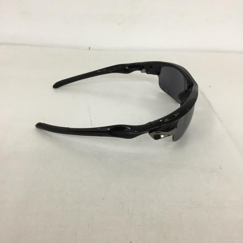 オークリー OAKLEY めがね・サングラス サングラス OO9162-01 FAST JACKET スポーツサングラス 箱有 ミラーレンズ ロゴ、文字 黒 / ブラック /  メンズ USED 古着 中古 10129371
