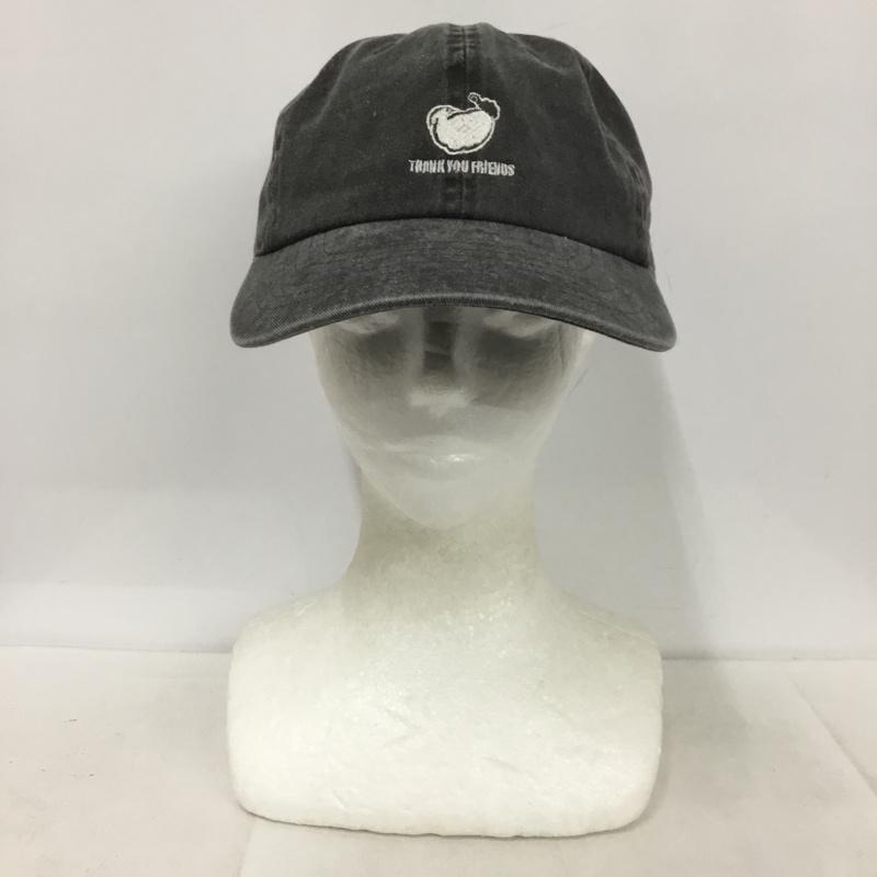 エム M 帽子 キャップ ロゴ、文字 チャコールグレー / チャコールグレー /  メンズ USED 古着 中古 10138030