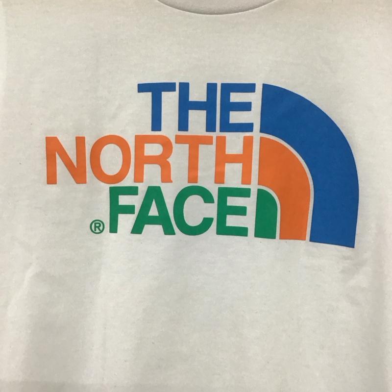 ザノースフェイス THE NORTH FACE Tシャツ 半袖 M プリント X ロゴ、文字 白 / ホワイト /  レディース USED 古着 中古 10139970