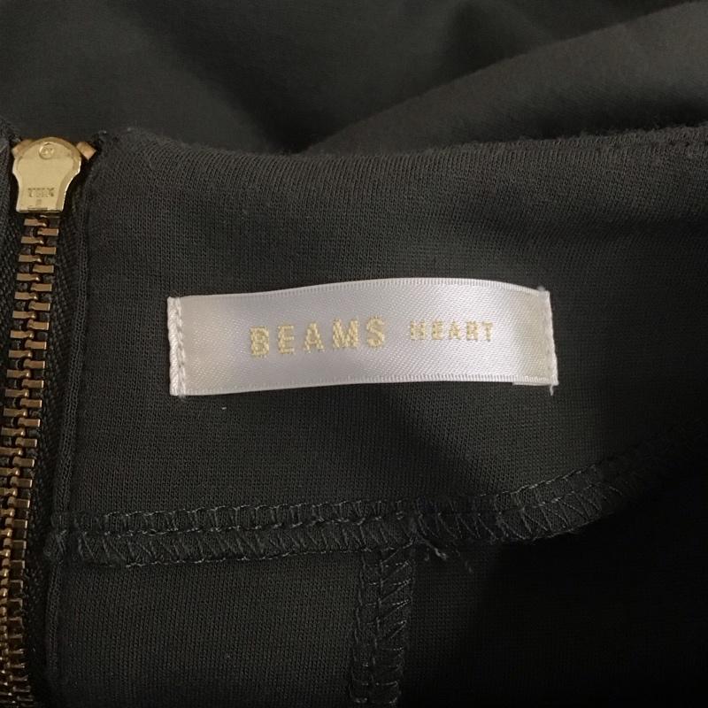 ビームス ハート BEAMS HEART ワンピース ロングスカート 43-26-1264-138 七分袖 モックネック 無地 カーキ / カーキ /  レディース USED 古着 中古 10108608