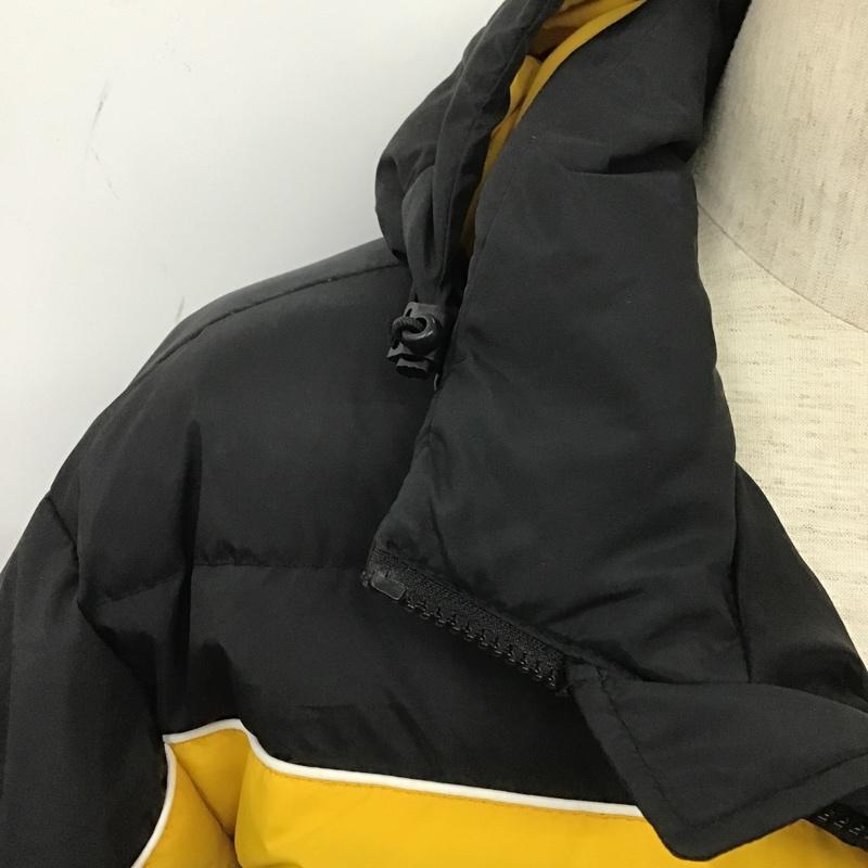 シュプリーム Supreme ジャケット、上着 ジャンパー、ブルゾン 18AWStripePanel ジップアップジャケット ダウンジャケット アウター XL ロゴ、文字 黒 / ブラック / X 白 / ホワイト / X 黄 / イエロー /  メンズ USED 古着 中古 10105566