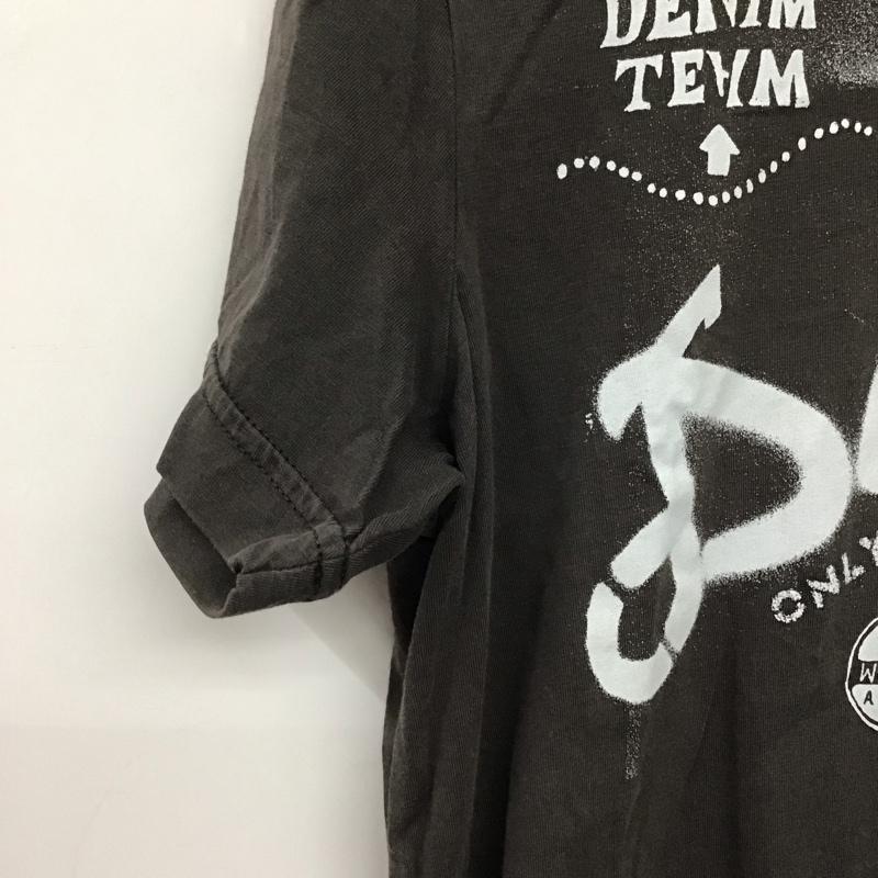 ディーゼル DIESEL Tシャツ 半袖 半袖カットソー プリントTシャツ クルーネックカットソー S プリント ダークグレー / ダークグレー /  メンズ USED 古着 中古 10147589