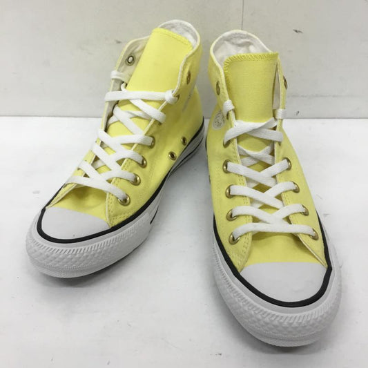 コンバース CONVERSE スニーカー スニーカー 32995123 ALL STAR PASTELS HI 24.5cm ロゴ、文字 黄 / イエロー /  レディース USED 古着 中古 10141430