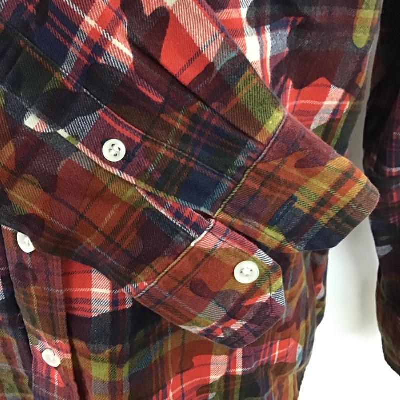 ソフネット SOPHNET. シャツ、ブラウス 長袖 長袖シャツ チェックシャツ カラーシャツ ボタンダウンシャツ L チェック マルチカラー / マルチカラー /  メンズ USED 古着 中古 10124918