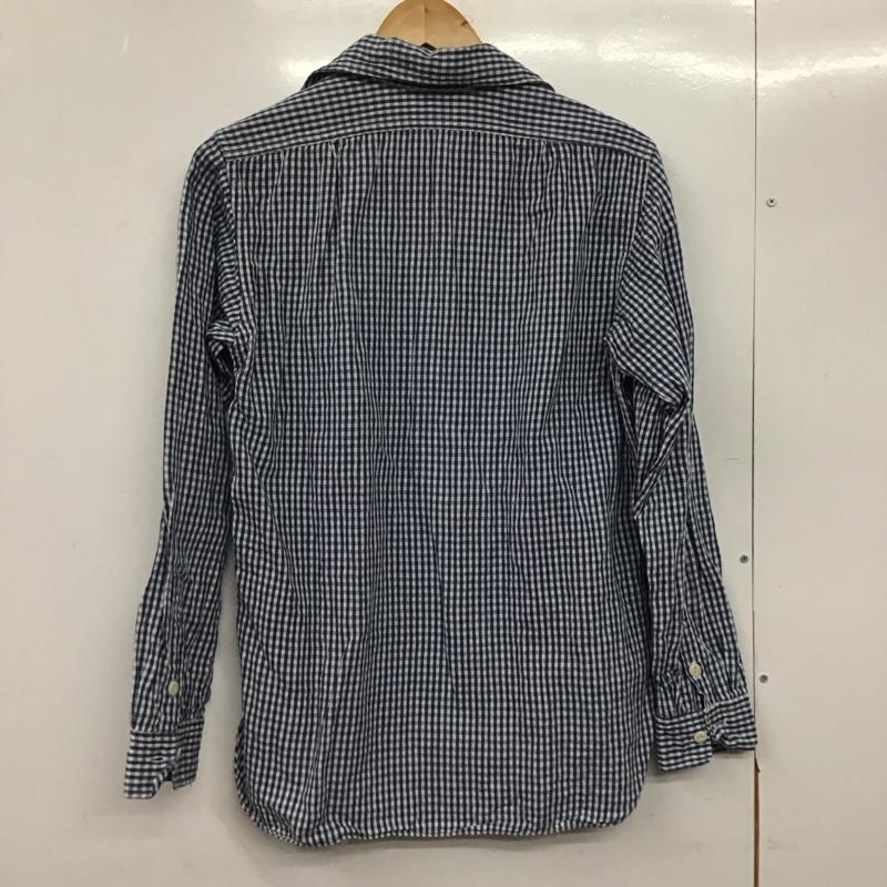 ジョン・グラッコウ John Gluckow シャツ、ブラウス 長袖 長袖シャツ チェックシャツ カラーシャツ S チェック 白 / ホワイト / X 青 / ブルー /  メンズ USED 古着 中古 10145646