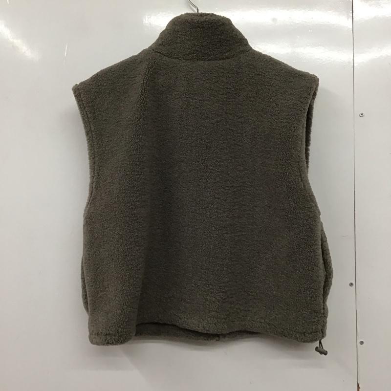ビームス ハート BEAMS HEART ベスト ベスト ジップアップベスト フリースベスト ノースリーブ スタンドカラー 無地 灰 / グレー /  レディース USED 古着 中古 10145105