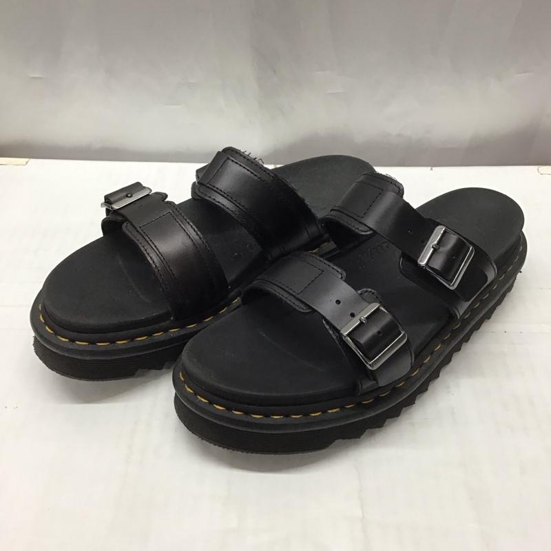 ドクターマーチン Dr.Martens サンダル サンダル MYLES シャークソール UK8 US：9 無地 黒 / ブラック /  メンズ USED 古着 中古 10110936