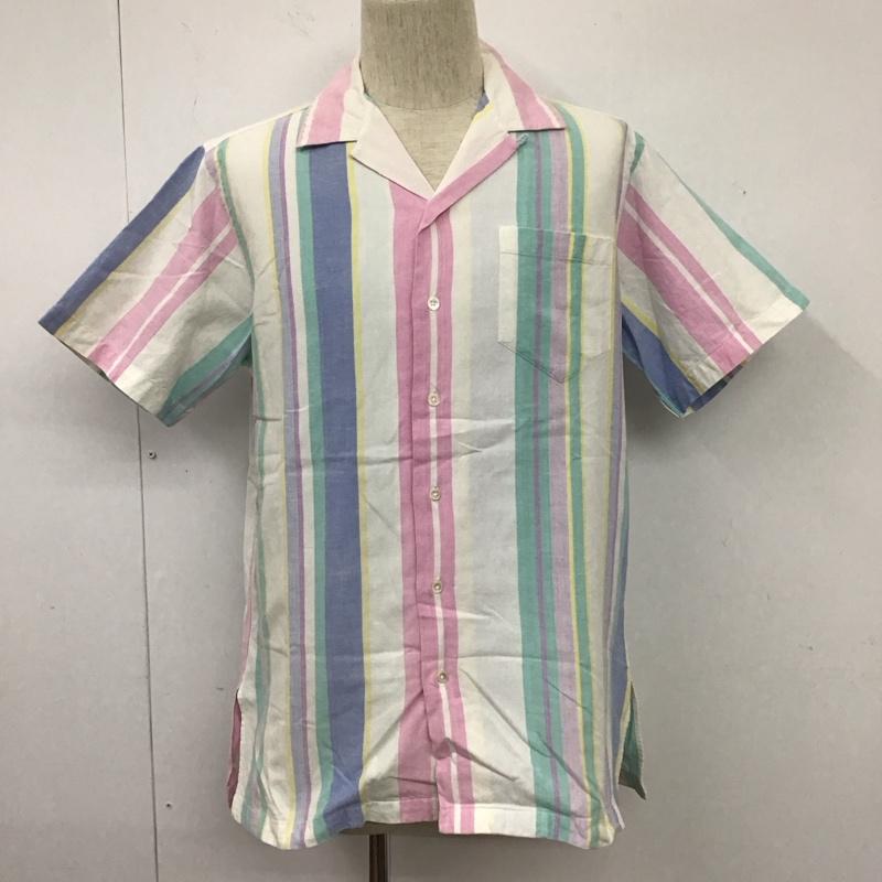 ポロバイラルフローレン Polo by RALPH LAUREN シャツ、ブラウス 半袖 半袖シャツ ストライプシャツ カラーシャツ カジュアルシャツ L ストライプ マルチカラー / マルチカラー /  メンズ USED 古着 中古 10106603