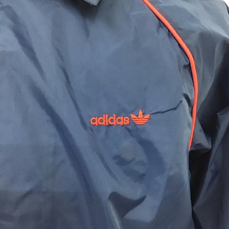 アディダス adidas ジャケット、上着 ジャケット、ブレザー ADS-255 80年代 デサント製 ナイロンジャケット 0 ロゴ、文字 紺 / ネイビー / X 赤 / レッド /  メンズ USED 古着 中古 10117353