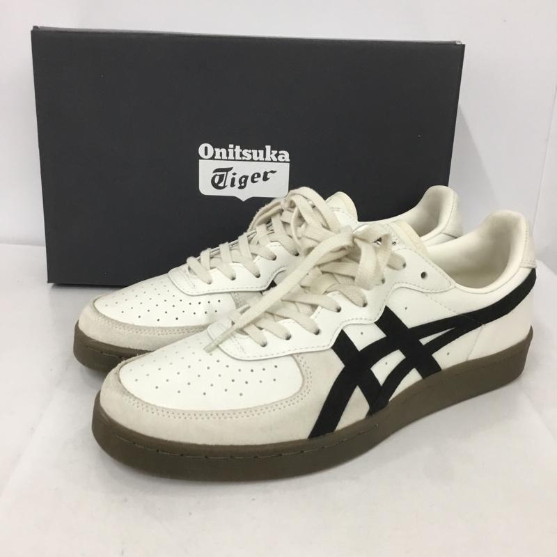 オニツカタイガー ONITSUKA TIGER スニーカー スニーカー GSM 1183A353 26cm 箱有 26.0cm ロゴ、文字 黒 / ブラック / X アイボリー / アイボリー /  メンズ USED 古着 中古 10134858