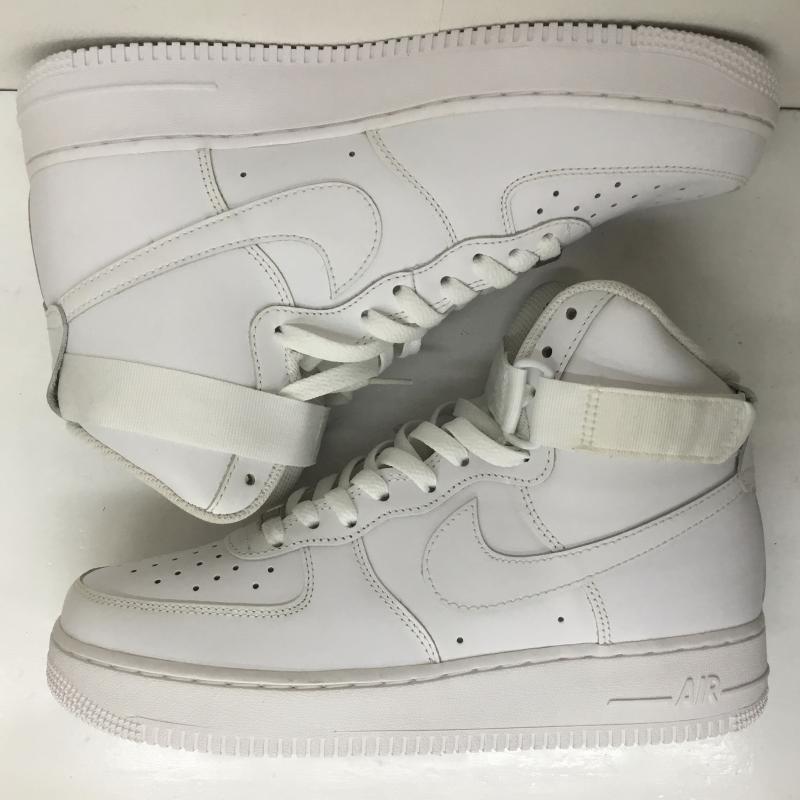 ナイキ NIKE スニーカー スニーカー AIR FORCE 1 HIGH  07 エア フォース 1 ハイ  07 CW2290-111 28.0cm ロゴ、文字 白 / ホワイト /  メンズ USED 古着 中古 10107269