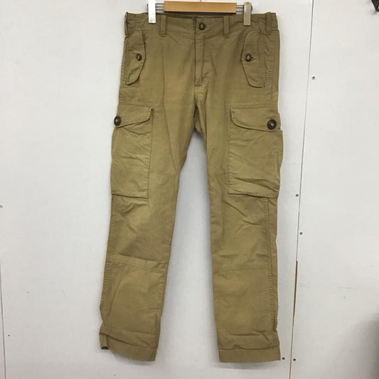 ポロバイラルフローレン Polo by RALPH LAUREN パンツ ワークパンツ、ペインターパンツ ワークパンツ 32インチ ロゴ、文字 ベージュ / ベージュ /  メンズ USED 古着 中古 10130708
