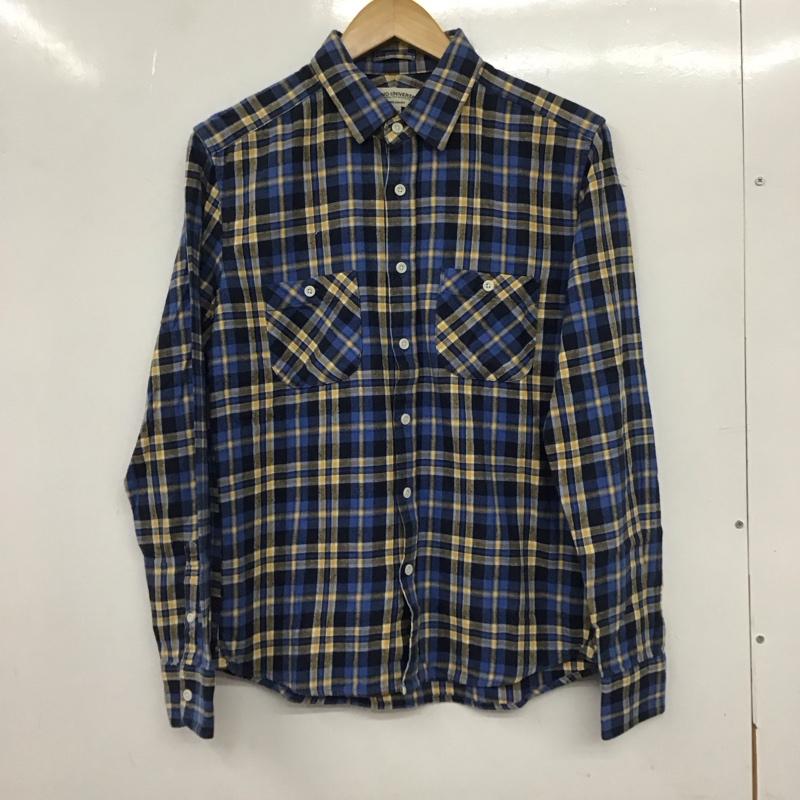 ナノユニバース nano・universe シャツ、ブラウス 長袖 NUC24SH398TK 両胸ポケット M チェック マルチカラー / マルチカラー /  メンズ USED 古着 中古 10133579