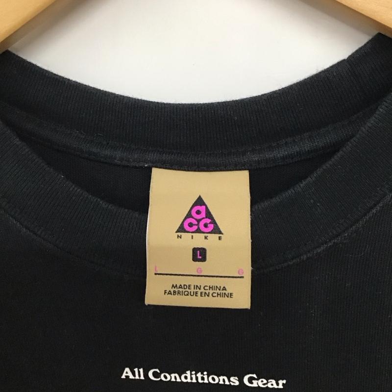 ナイキ エィシージー NIKE ACG Tシャツ 半袖 DC4087-010 StargazeShortSleeveTShirt プリントTシャツ L プリント 黒 / ブラック /  メンズ USED 古着 中古 10135944