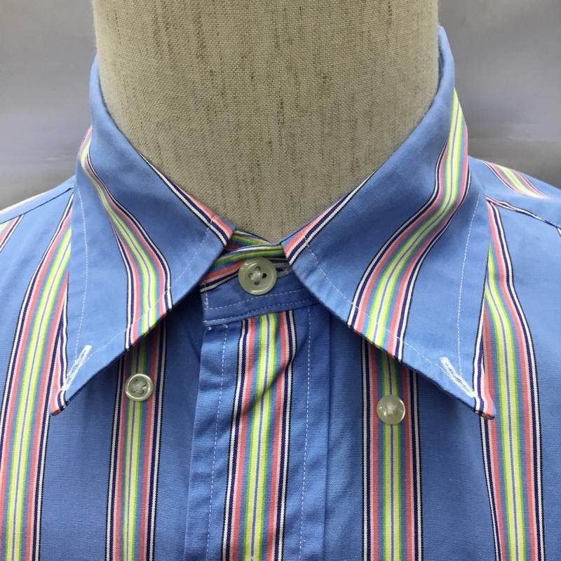 ラルフローレン RALPHLAUREN シャツ、ブラウス 半袖 ボタンダウン ストライプ S ワンポイント マルチカラー / マルチカラー /  メンズ USED 古着 中古 10117199