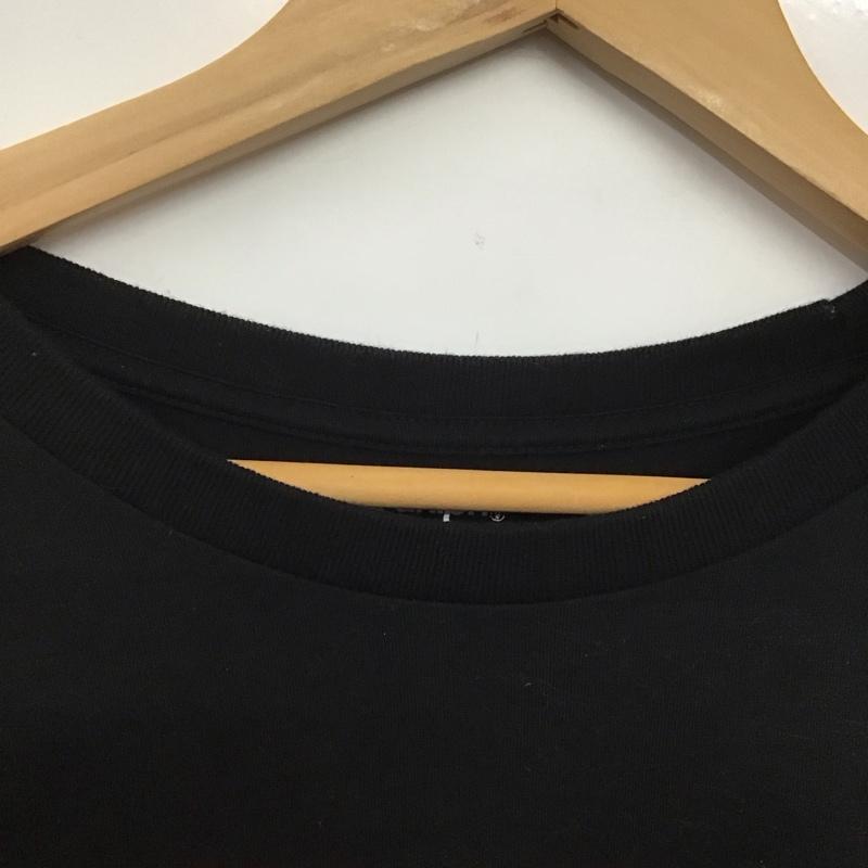 グラニフ graniph Tシャツ 半袖 半袖カットソー プリントTシャツ クルーネックカットソー XL プリント 黒 / ブラック /  メンズ USED 古着 中古 10145970