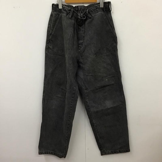 ストレイト STRAIIIGHT パンツ デニム、ジーンズ M 無地 黒 / ブラック /  メンズ USED 古着 中古 10118030