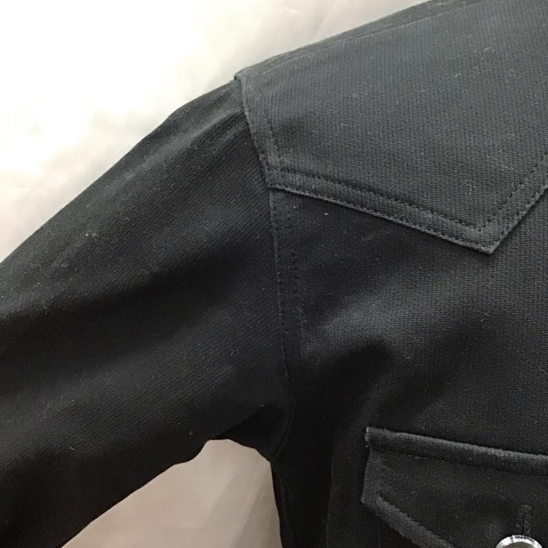 レッドムーン REDMOON シャツ、ブラウス 長袖 長袖シャツ カジュアルシャツ カラーシャツ ポケットシャツ 38 無地 黒 / ブラック /  メンズ USED 古着 中古 10110985