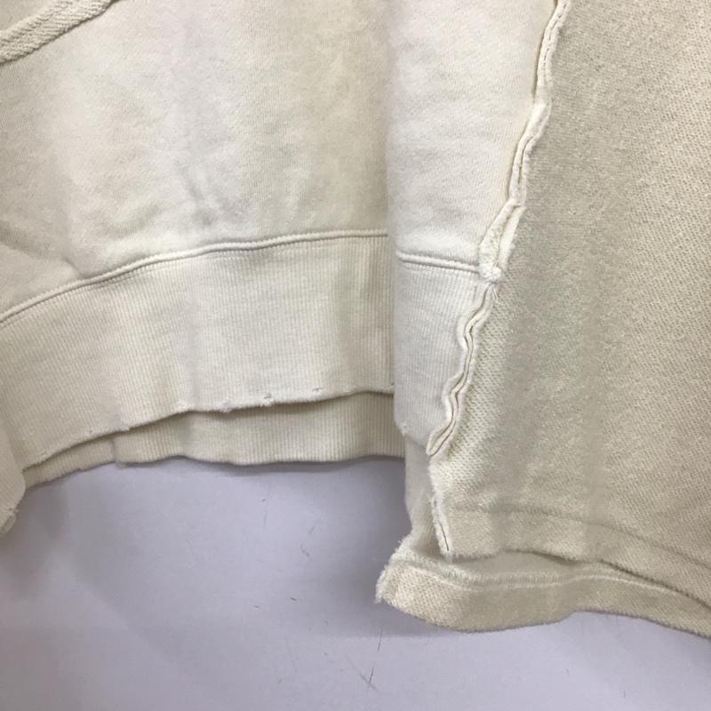 ローリーズファーム LOWRYS FARM トレーナー 長袖 1 無地 オフホワイト / オフホワイト /  レディース USED 古着 中古 10141592