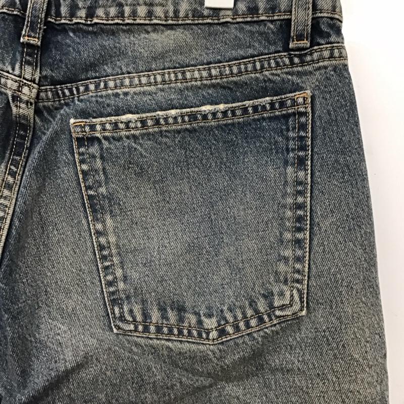 ザラ ZARA パンツ デニム、ジーンズ デニムパンツ ワイドパンツ カジュアルパンツ 40 無地 インディゴ / インディゴ /  メンズ USED 古着 中古 10149601
