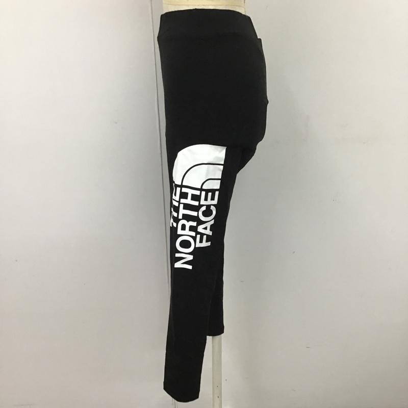 ザノースフェイス THE NORTH FACE パンツ ワークパンツ、ペインターパンツ NF0A3VEHKY41 ガールコットンブレンドレギンス アンダーウェア スパッツ M ロゴ、文字 黒 / ブラック /  ガールズ USED 古着 中古 10105911