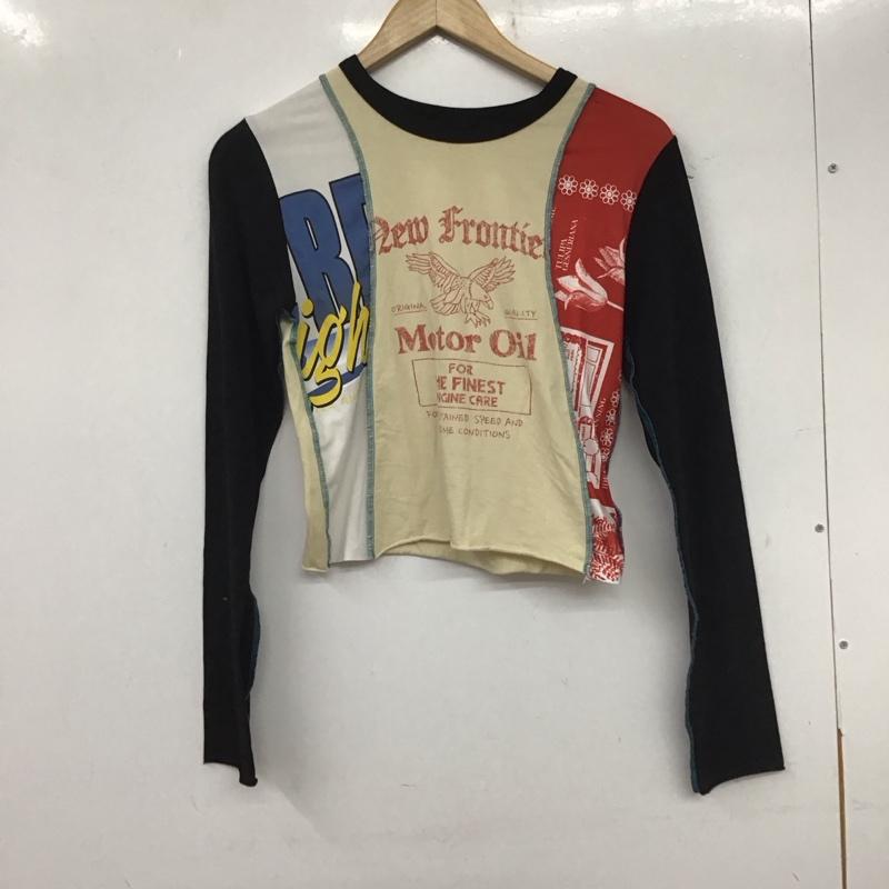 マウジー MOUSSY Tシャツ 長袖 010ISL90-0461 REMAKE TINY ロングスリーブ Tシャツ FREE 総柄 マルチカラー / マルチカラー /  レディース USED 古着 中古 10140349